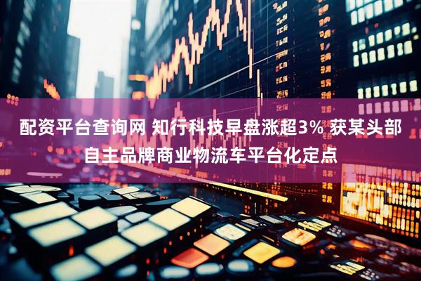 配资平台查询网 知行科技早盘涨超3% 获某头部自主品牌商业物流车平台化定点
